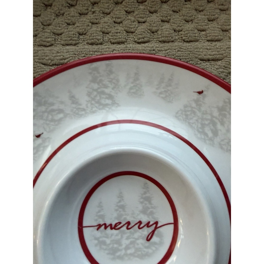 CHIP/DIP PLATE CARDINAL - Picture 4 of 11
